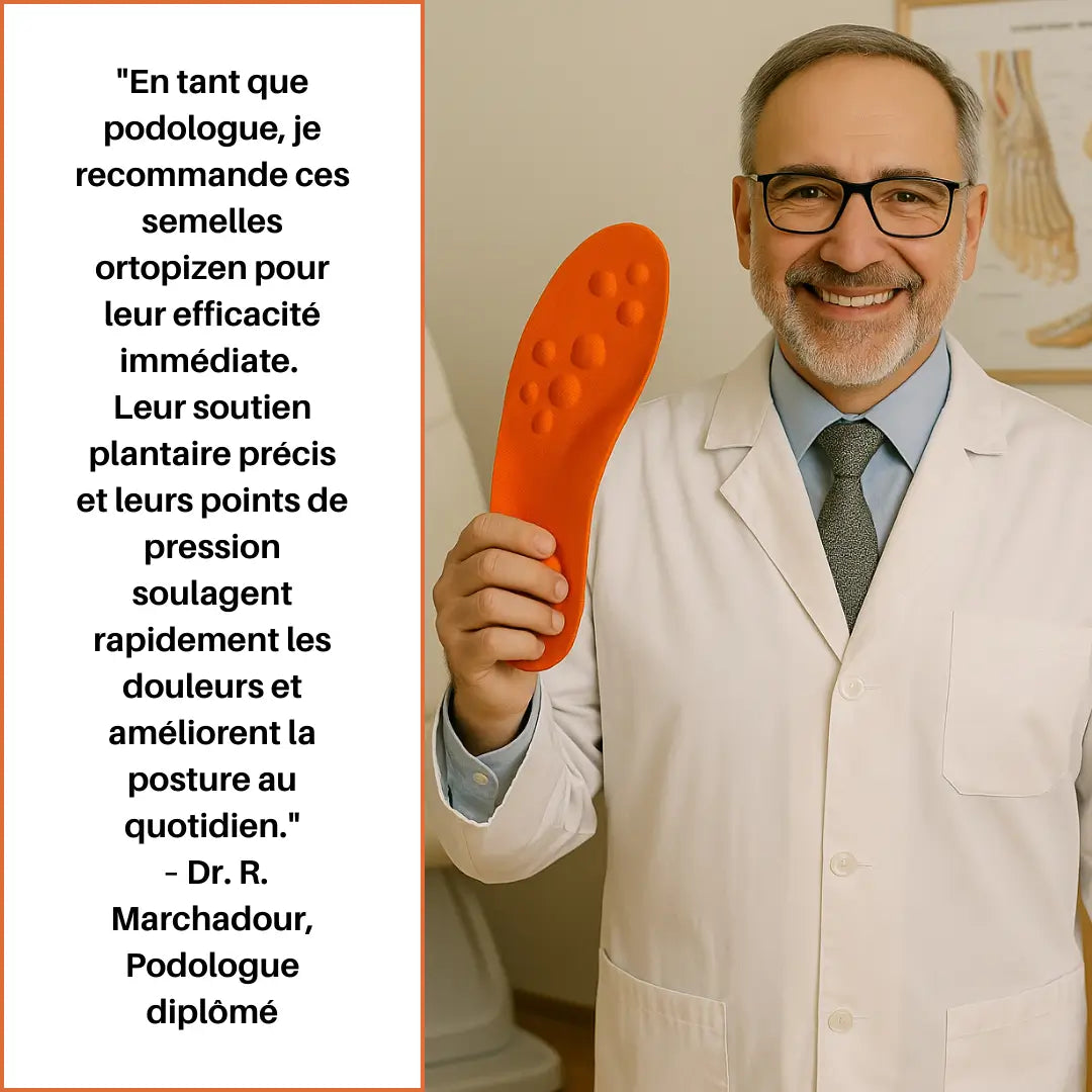 Semelles d'acupression massantes
